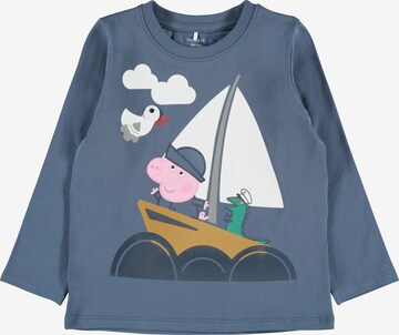 NAME IT Shirt 'Peppa Pig' in Blue: front