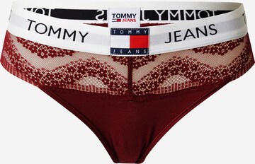 sarkans Tommy Jeans Stringu biksītes: no priekšpuses