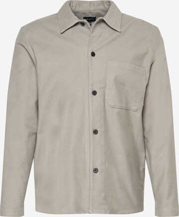 Coupe regular Chemise Club Monaco en gris : devant