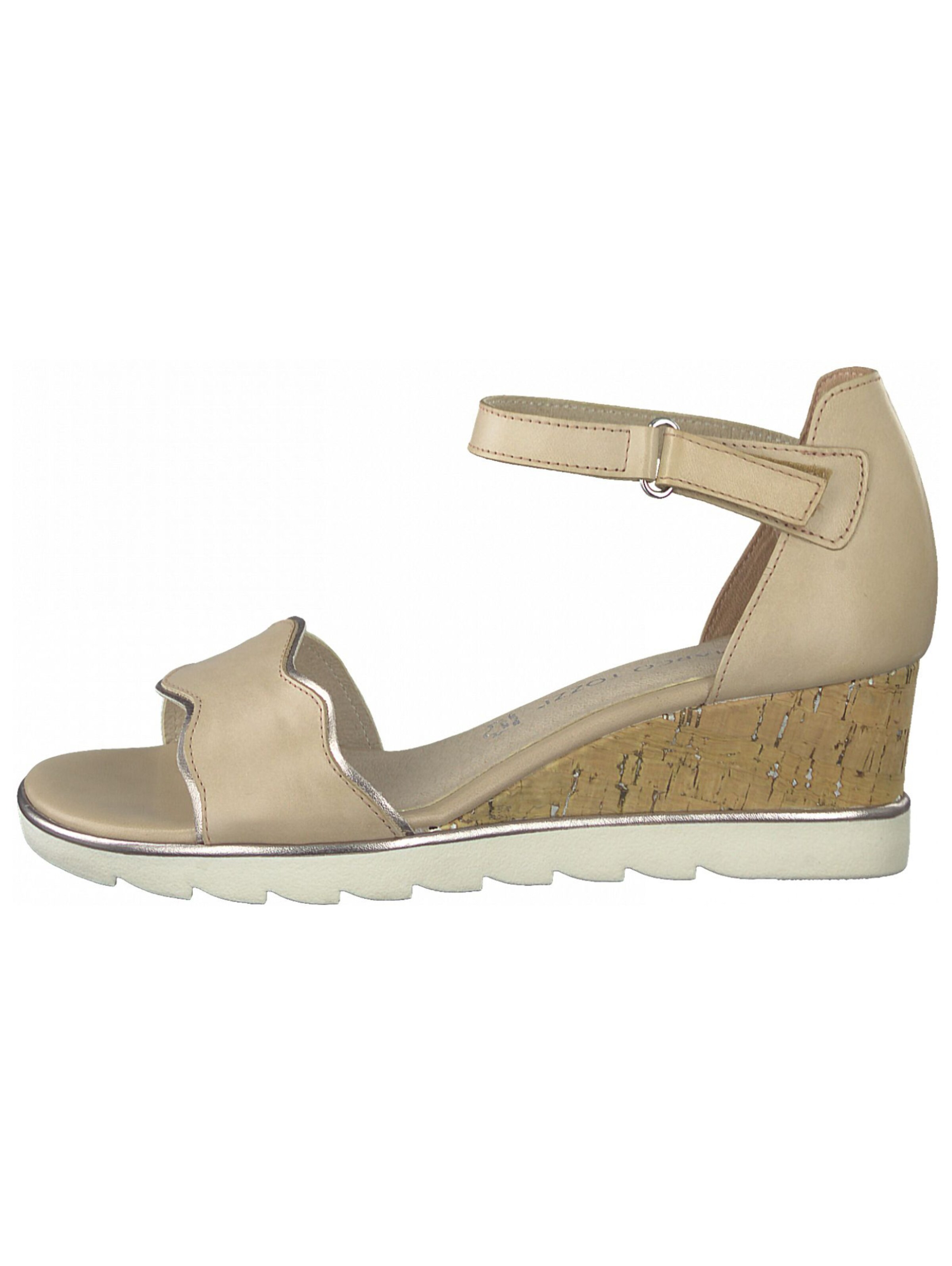 MARCO TOZZI Strap sandal in Beige