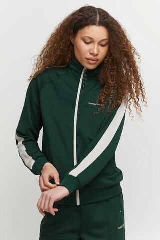 The Jogg Concept Zip-Up Hoodie 'SIMA' in Green: front