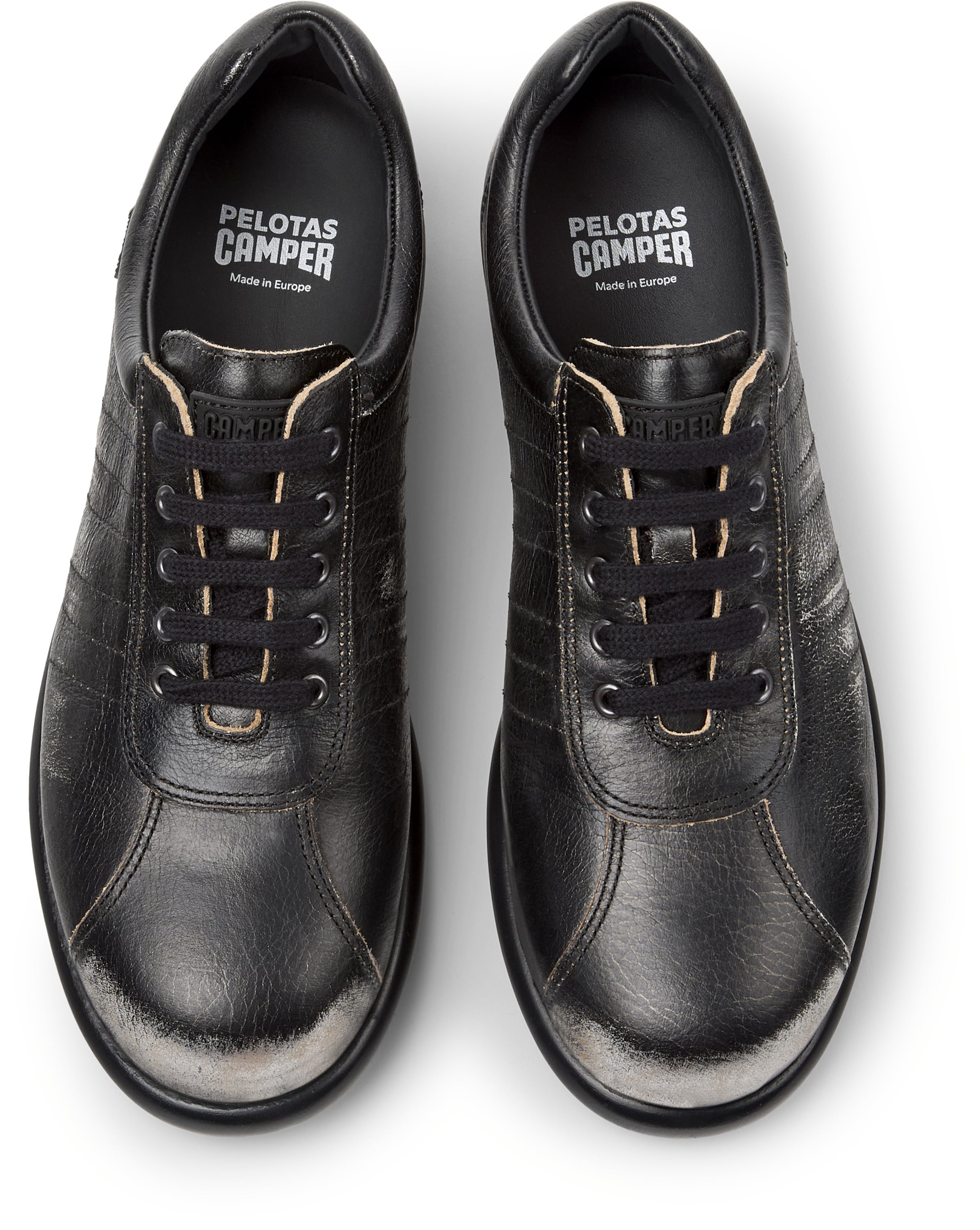 CAMPER Platform trainers ' Pelotas Ariel ' in Black