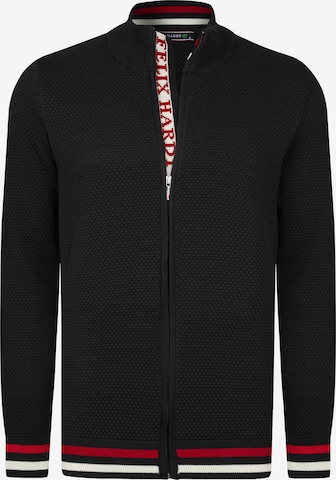 Vestes en maille Felix Hardy en noir : devant