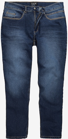 Men Plus Jeans in Blauw: voorkant