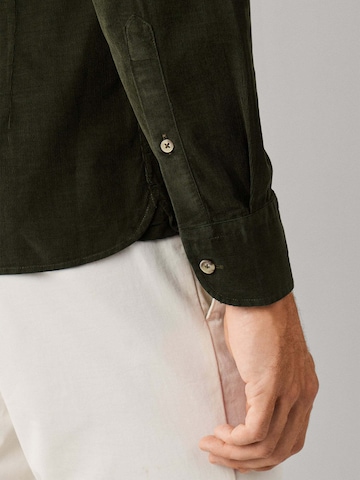 Hackett London Regular fit Overhemd in Groen