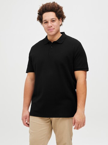 Jack & Jones Plus Koszulka 'JJEAUSTIN' w kolorze czarny: przód