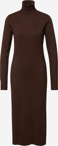 SAINT TROPEZ Knitted dress 'Mila' in Brown: front