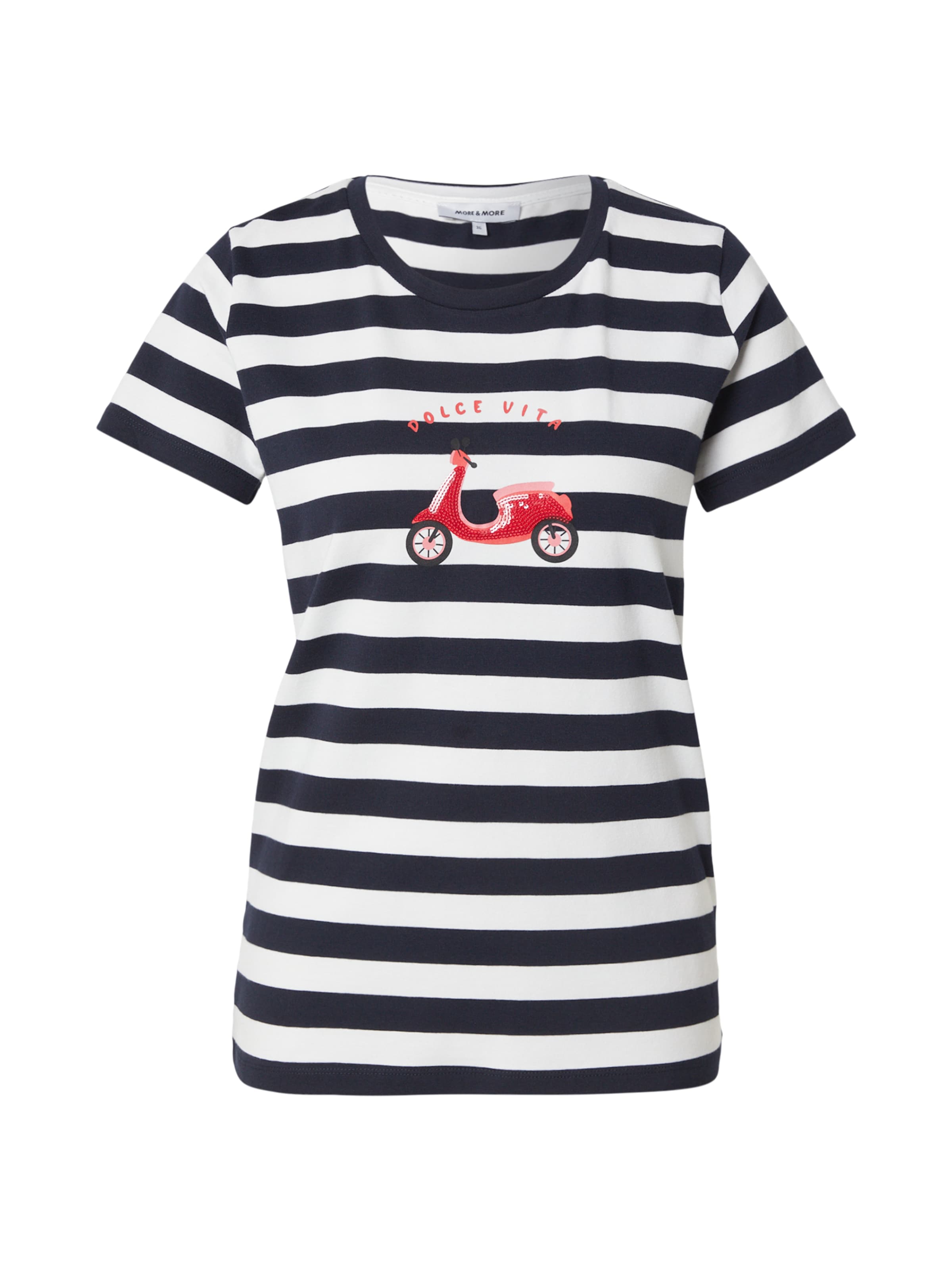 MORE & MORE Футболка в Синий: спереди