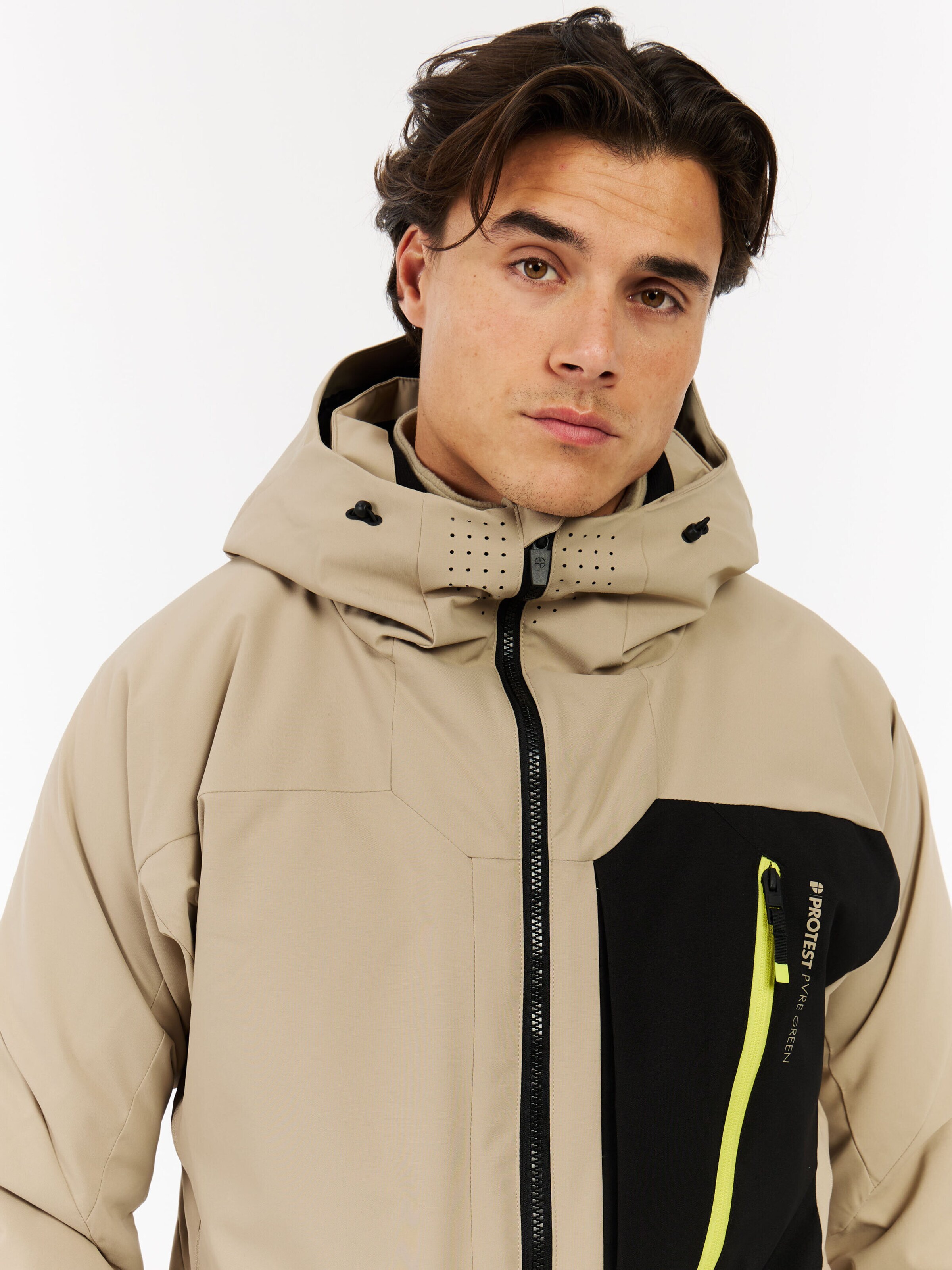 PROTEST Sportjacke 'PRTWest'‌‌ in Braun