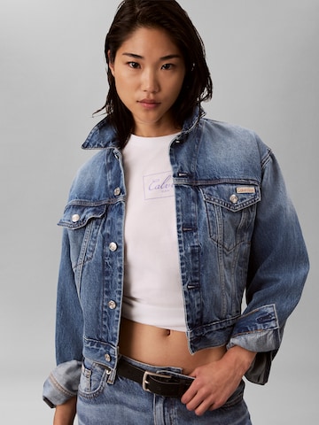 Calvin Klein Jeans Regularen Majica | bela barva