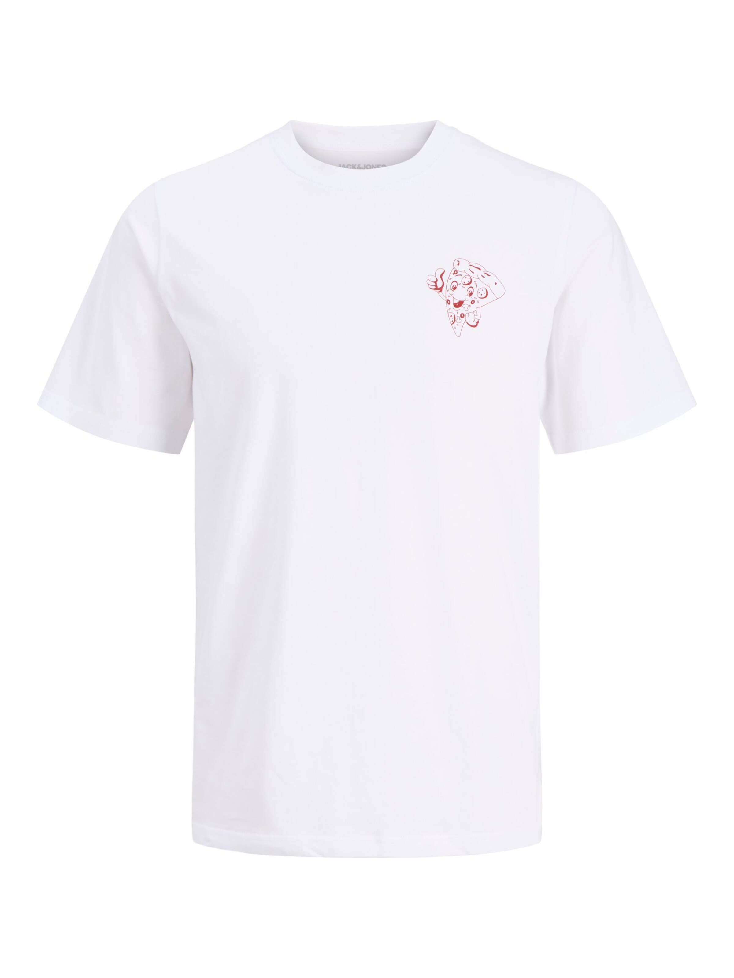 T-Shirt 'JJBrewy' JACK & JONES en blanc : devant
