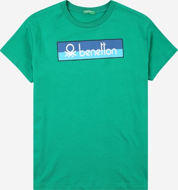 UNITED COLORS OF BENETTON Shirt in Groen: voorkant