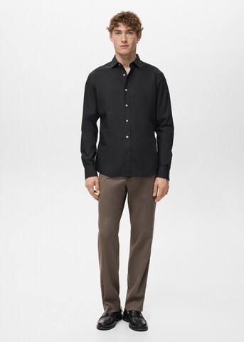 MANGO MAN Regular fit Button Up Shirt 'Play' in Black