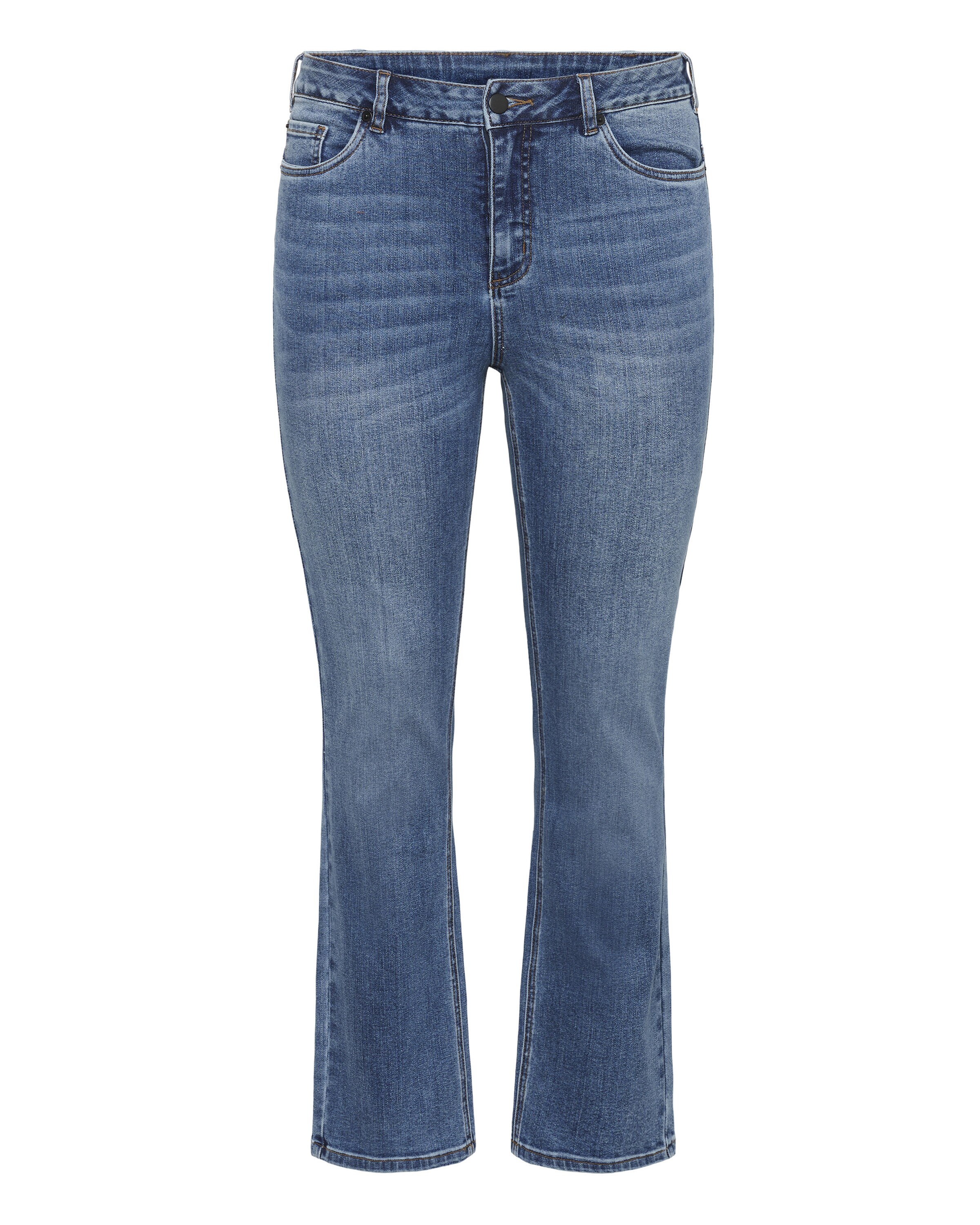 KAFFE CURVE Slim fit Jeans ' KCdina ' in Blue: front