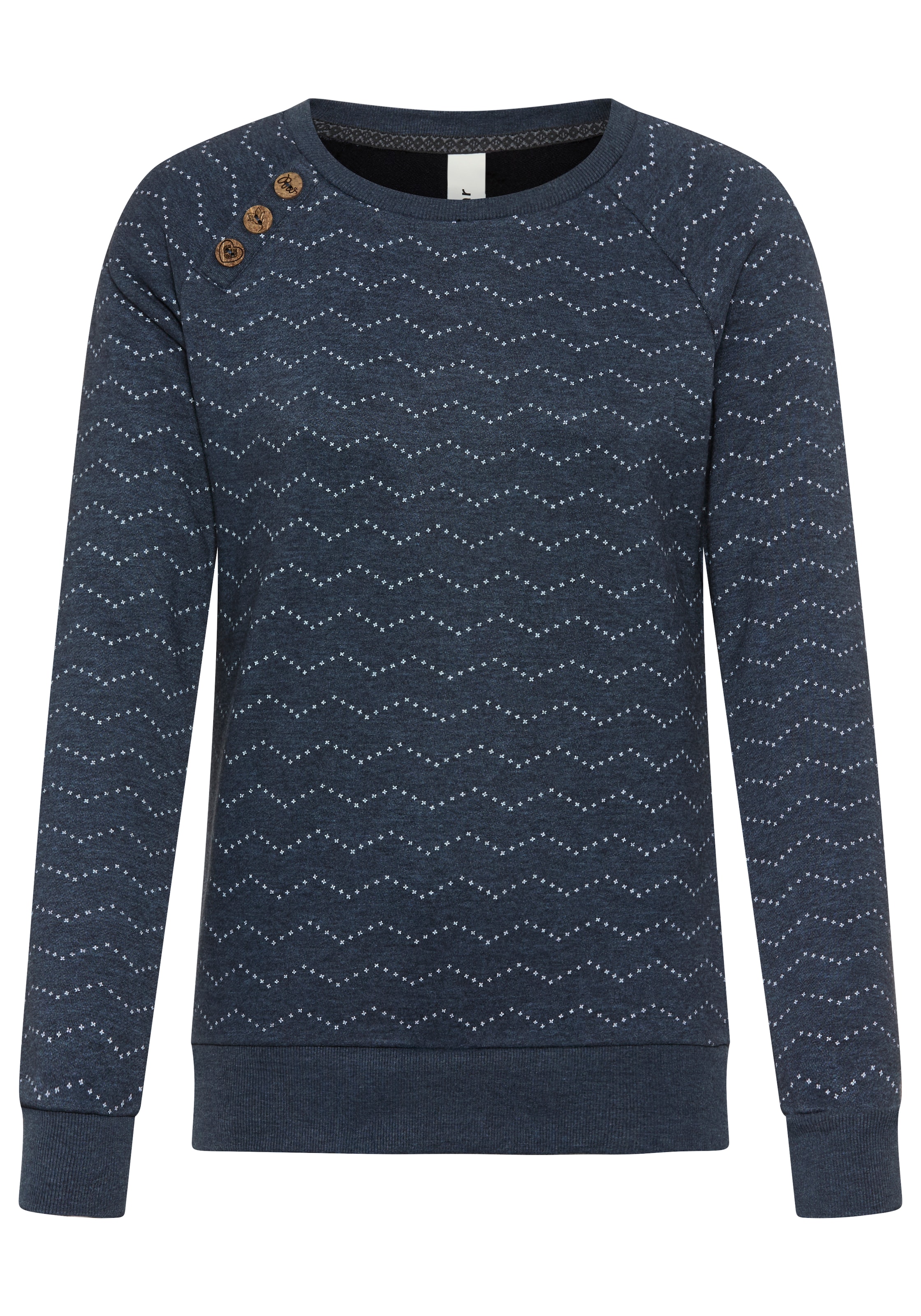 Ragwear Sweatshirt in Blau: Vorderseite