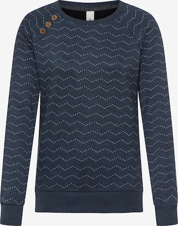 Ragwear Sweatshirt in Blue: front