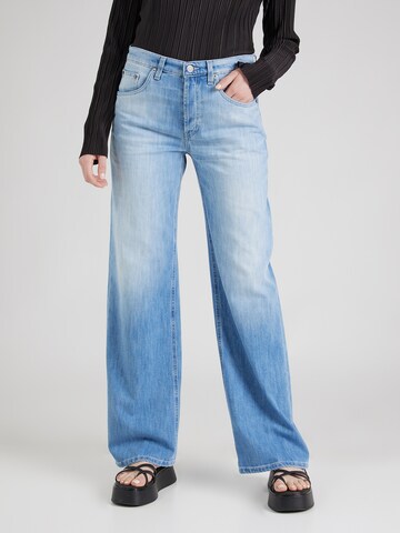 Dondup Wide leg Jeans 'Jacklyn' in Blauw: voorkant