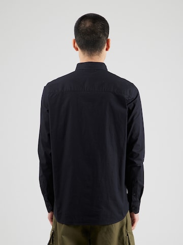 INDICODE JEANS Regular Fit Skjorte 'Hayley' i sort