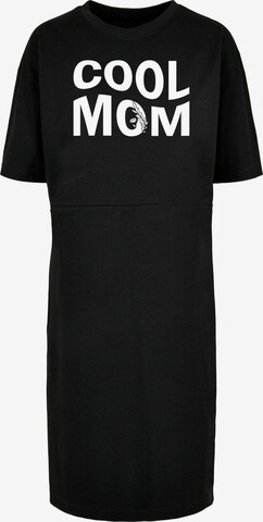 Merchcode Kleid 'Mothers Day - Cool Mom' in Schwarz: predná strana