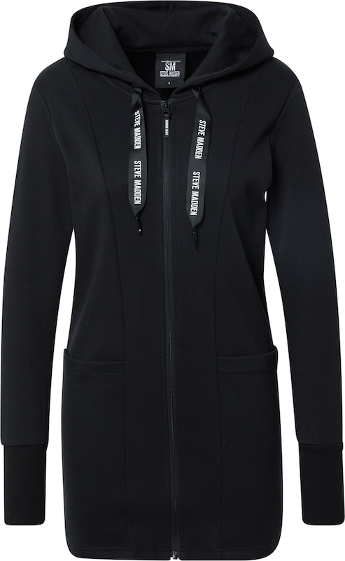 STEVE MADDEN Sweatjacke 'IVENICE' in Schwarz STEVE MADDEN Sweatjacke 'IVENICE' in Schwarz