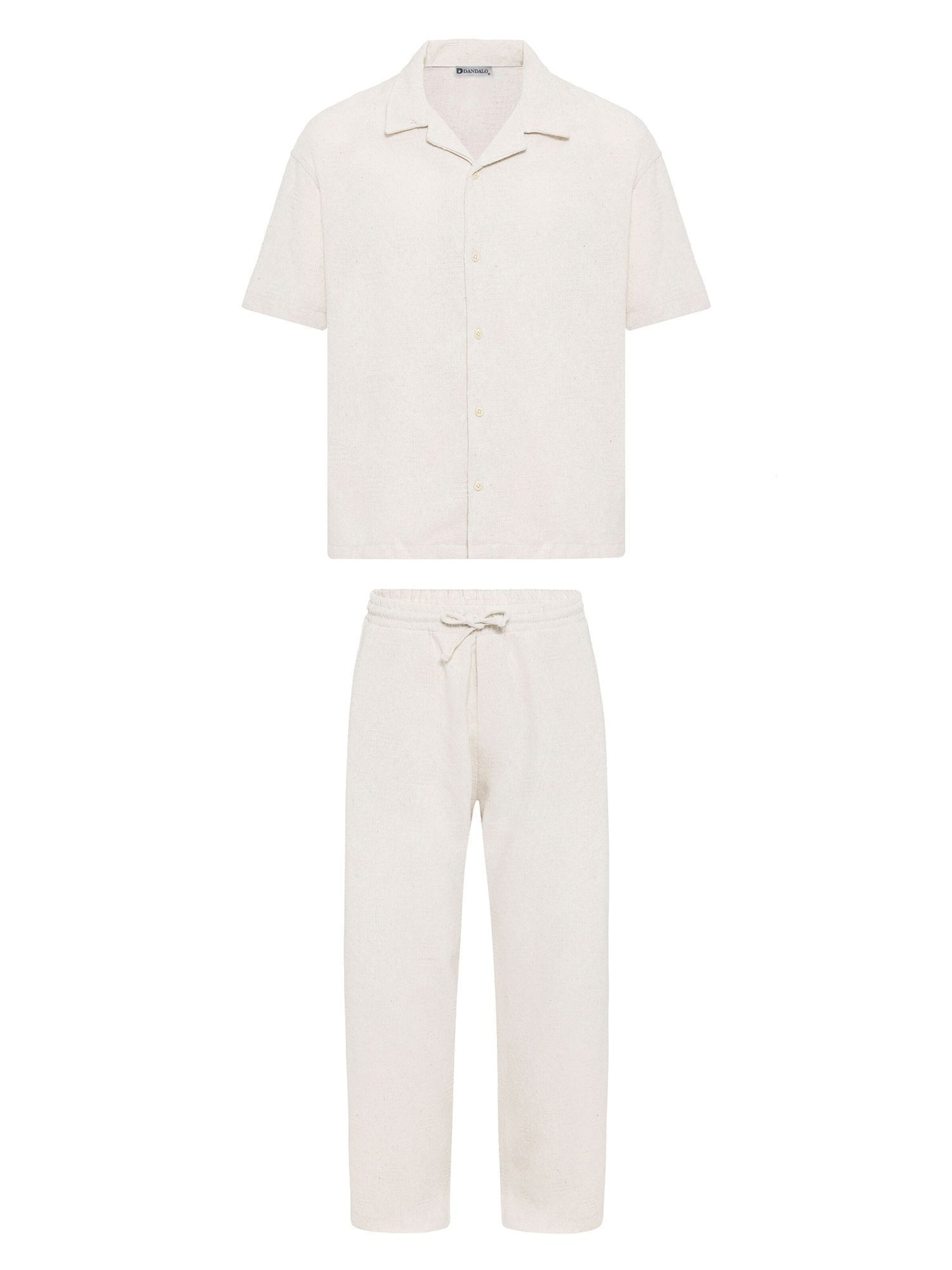 Loosefit Costume Dandalo en beige : devant