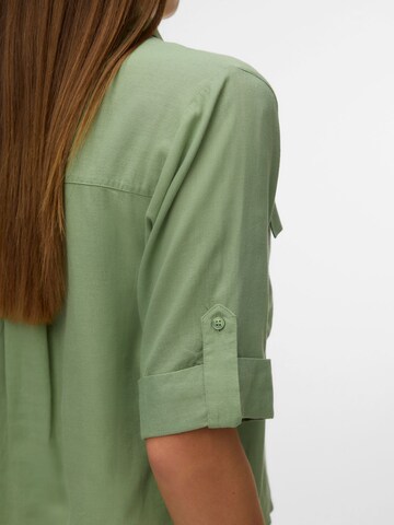 VERO MODA Bluse 'AWRyder' in Grün