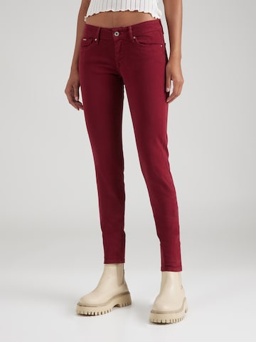 Pepe Jeans Slimfit Jeans 'SOHO' in Rood: voorkant