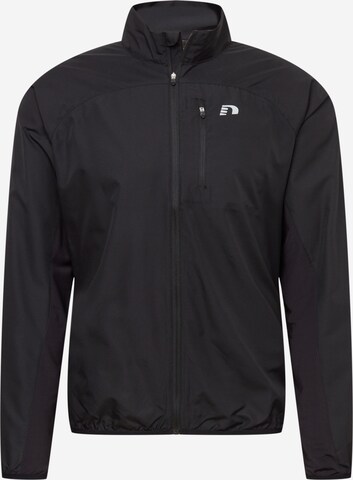 Newline - Chaqueta deportiva en negro: frente