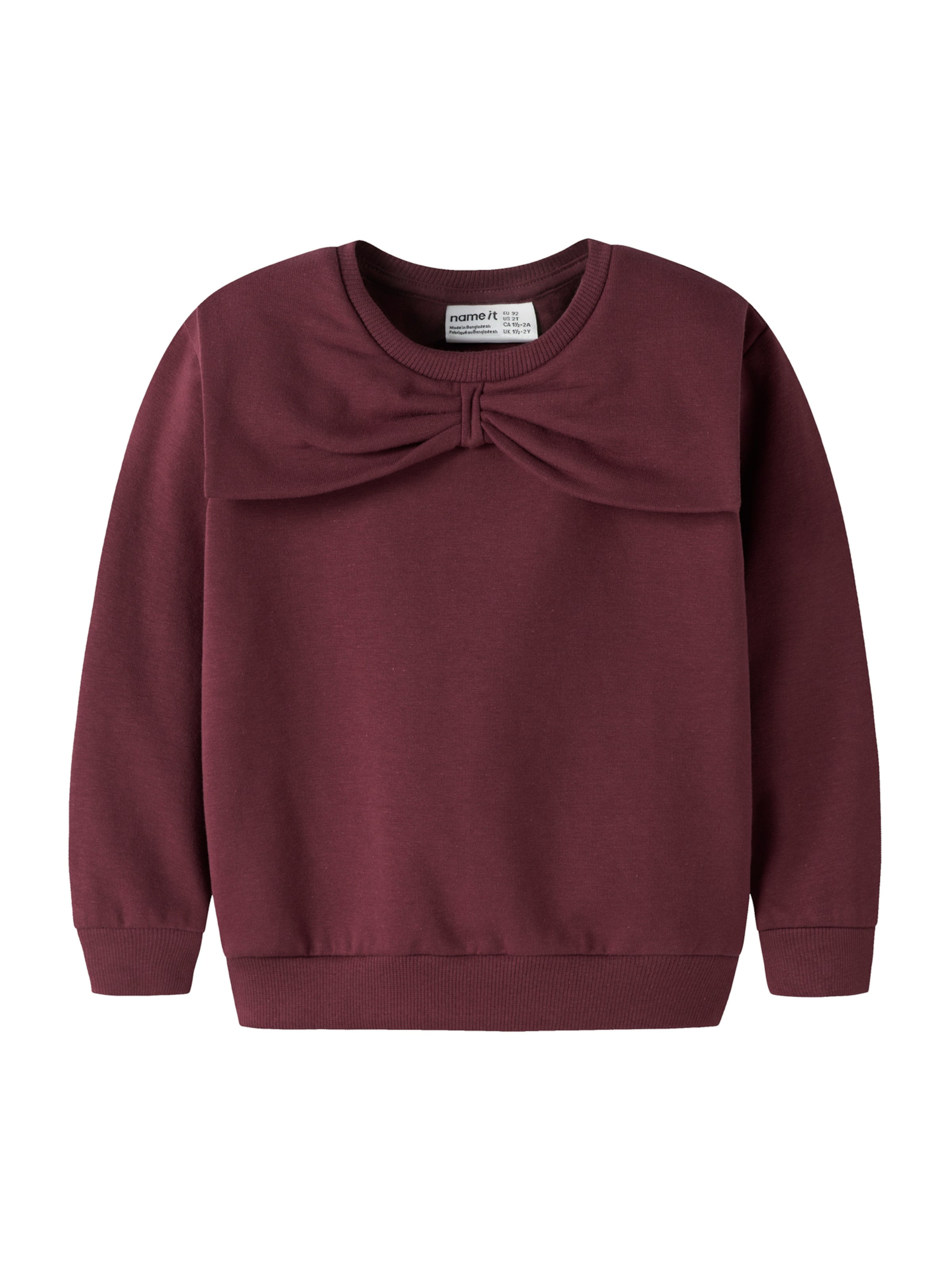 NAME IT Sweatshirt 'FSOVEA' i röd: framsida