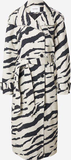 Demisezoninis paltas 'Selina' iš TOPSHOP, spalva – juoda / balta, Prekių apžvalga