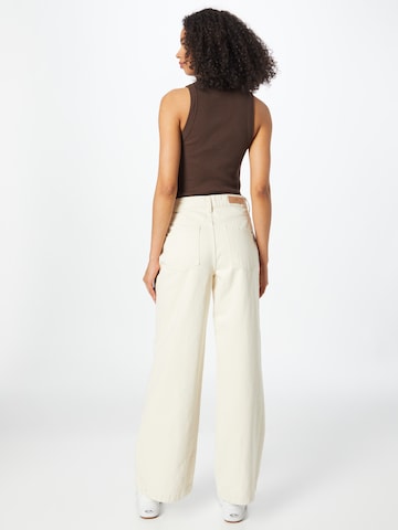 ICHI Wide leg Jeans in White