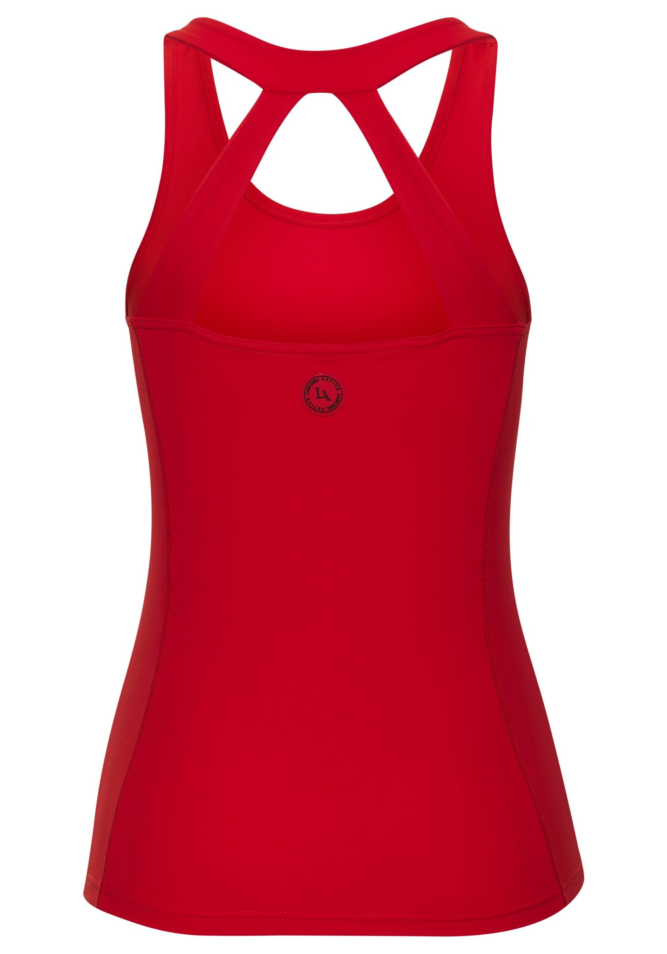 raudona LASCANA ACTIVE Sportiniai marškinėliai be rankovių