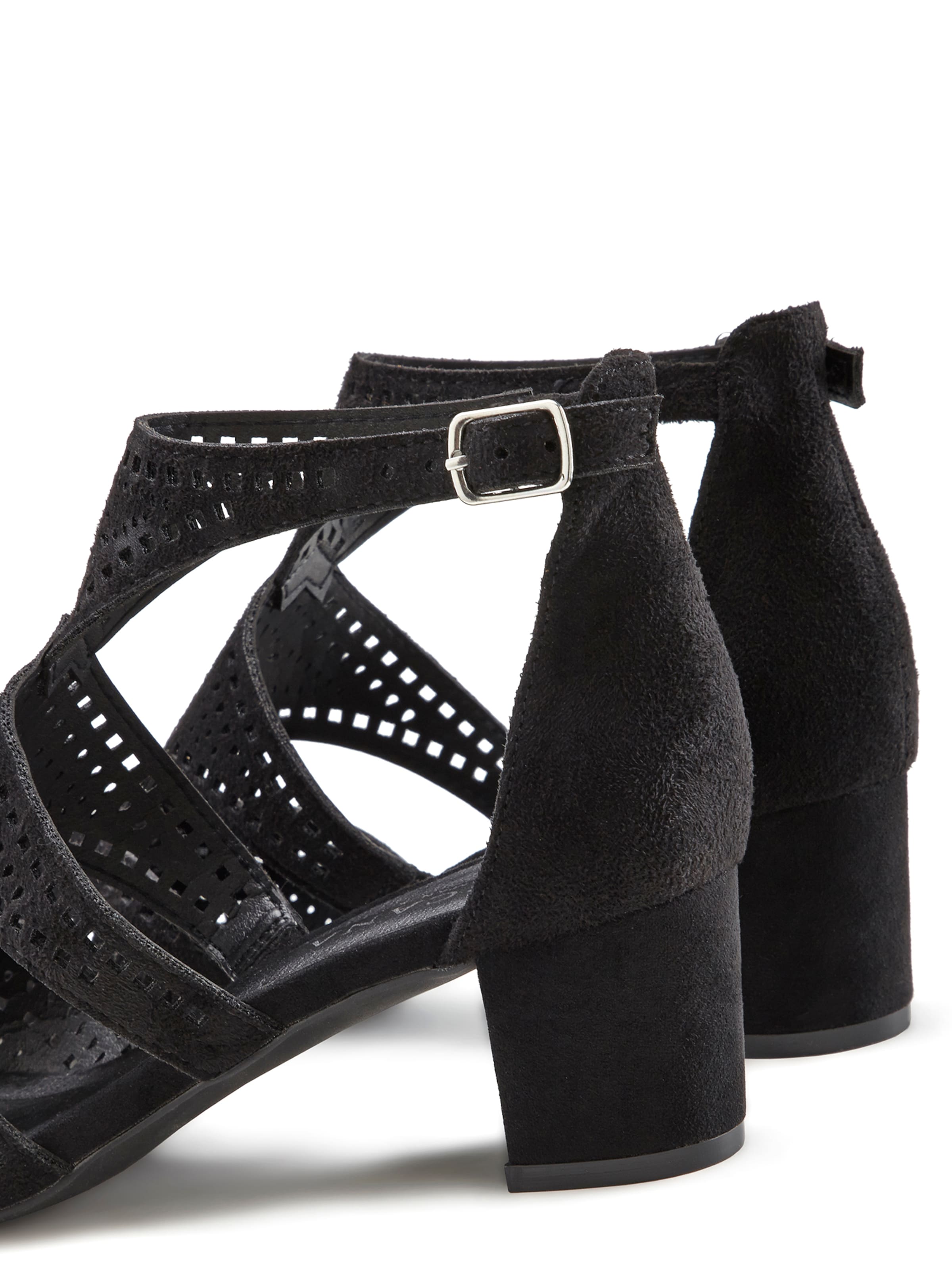 LASCANA Sling körömcipők - fekete