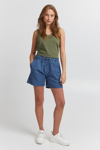 Oxmo Regular Jeansshorts 'Lillith' in Blau