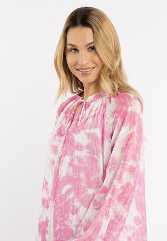 Robe-chemise IZIA en rose