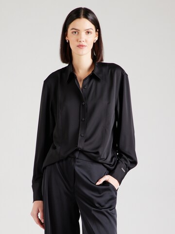 Calvin Klein Blouse in Black: front