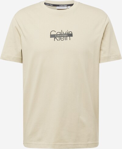 Calvin Klein T-Shirt en beige / noir, Vue avec produit