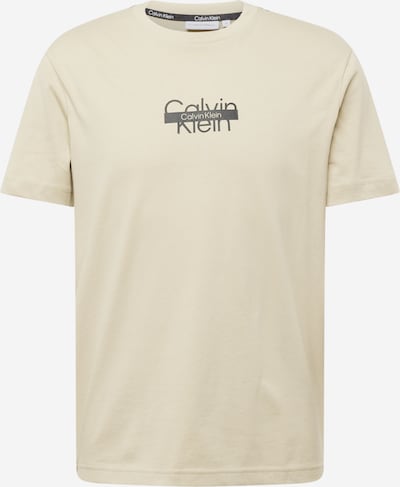 Calvin Klein T-Shirt en beige / noir, Vue avec produit