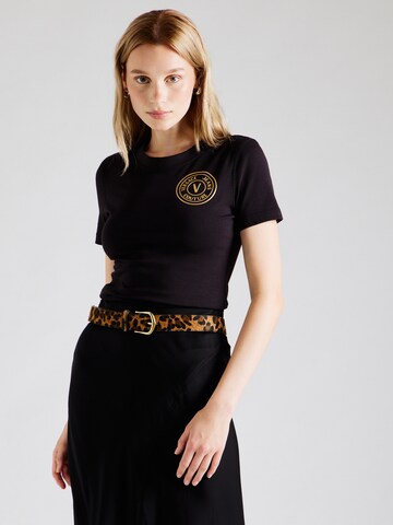 Versace Jeans Couture Shirt in Zwart: voorkant