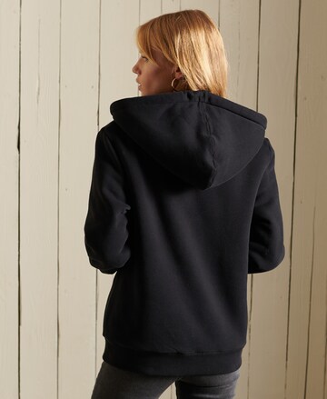 Superdry Sweatjacke in Schwarz