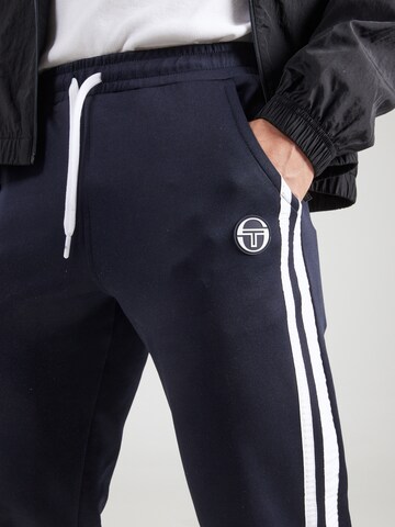 Sergio Tacchini Tapered Sporthose in Blau