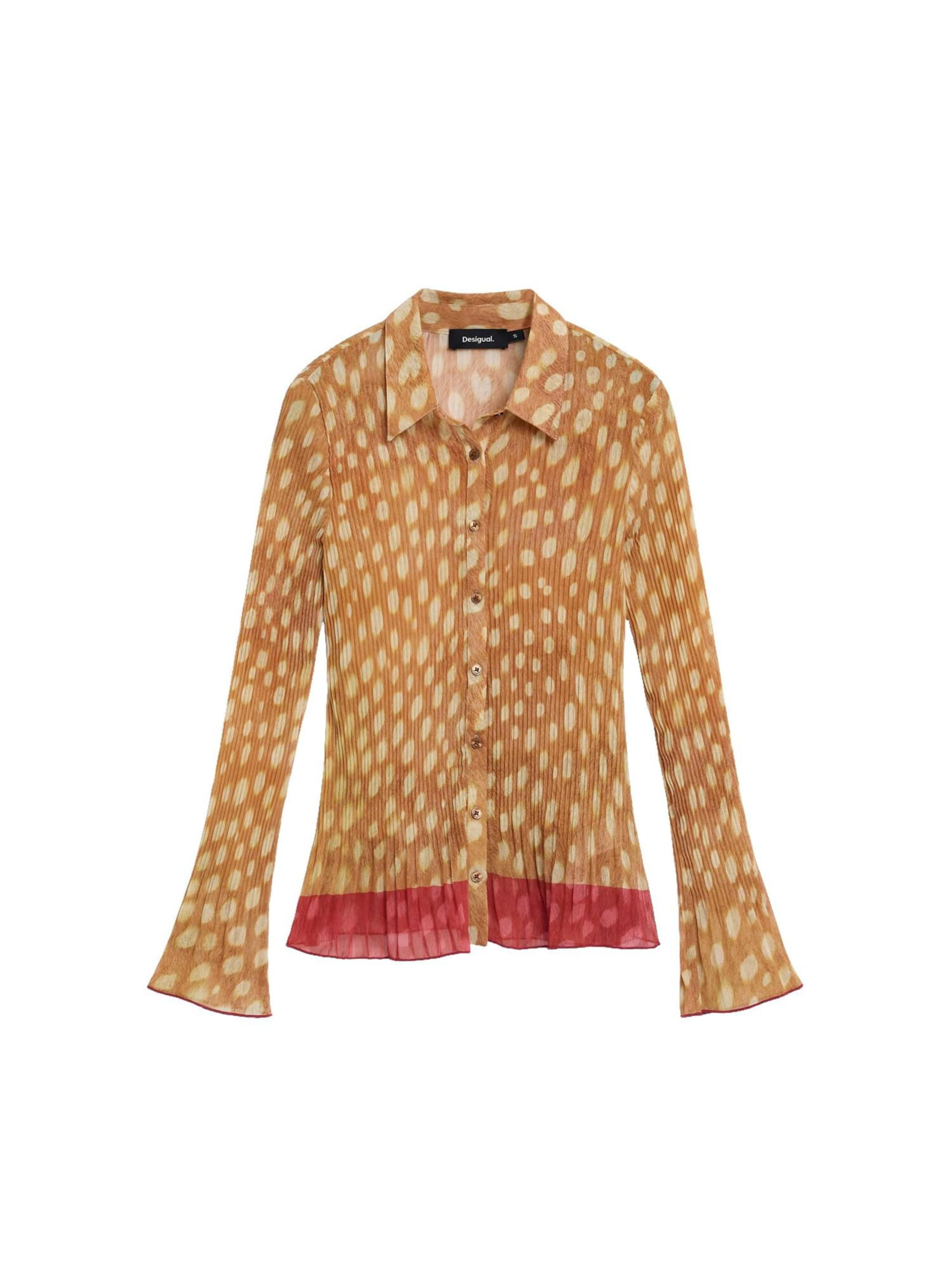 Camicia da donna di Desigual in beige: frontale