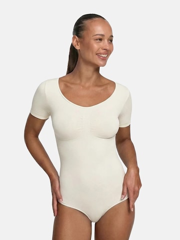 cfab Shaping bodysuit 'T-Shirt Bodysuit Sculpting Shapewear mit Slip' in Beige