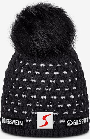 GIESSWEIN Beanie 'Älplihorn' in Black: front