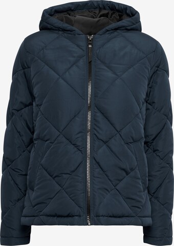 Oxmo Between-Season Jacket 'Stacie' in Blue: front