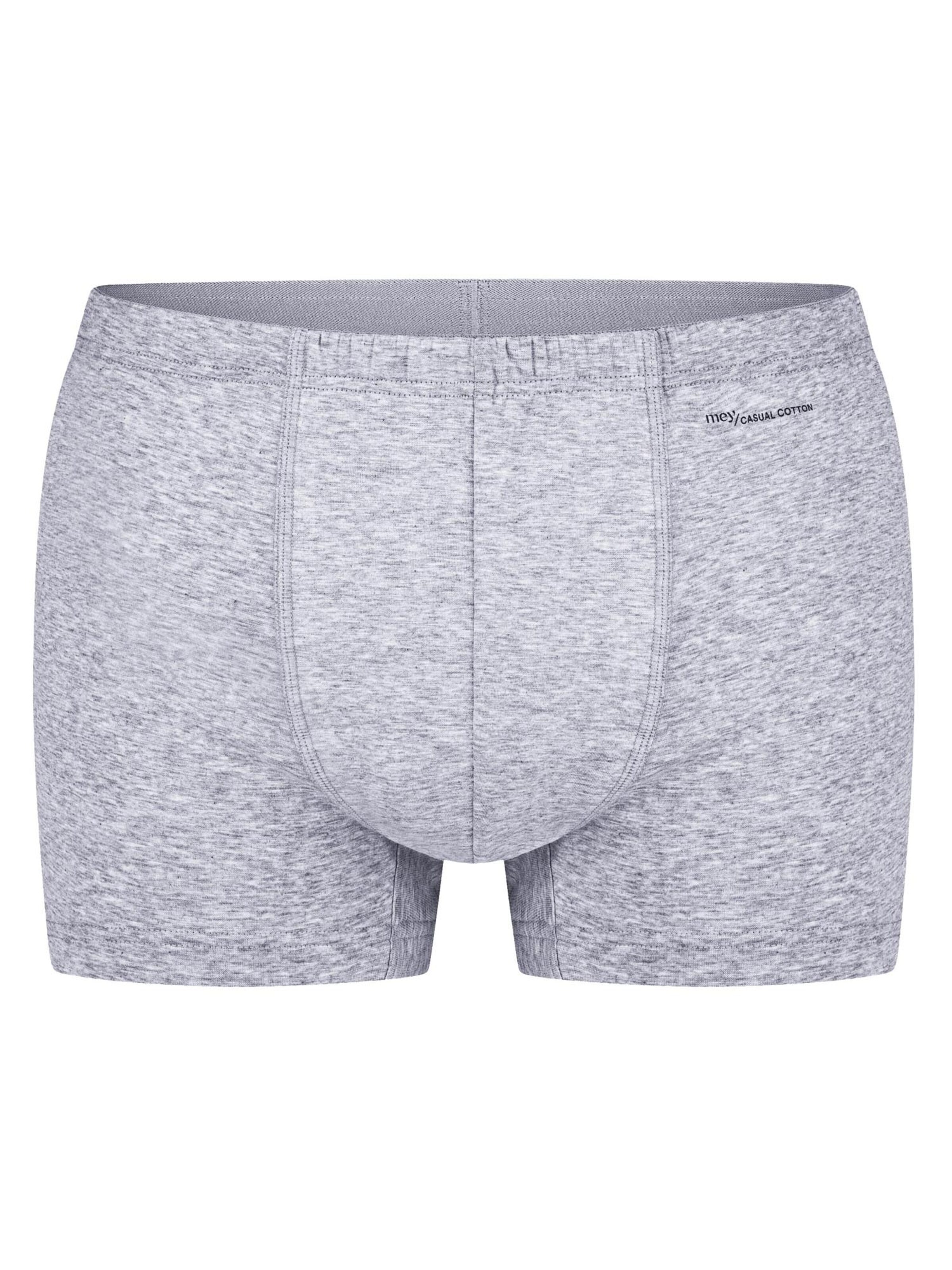 Mey Boxer shorts 'Casual Cotton' in Grey: front