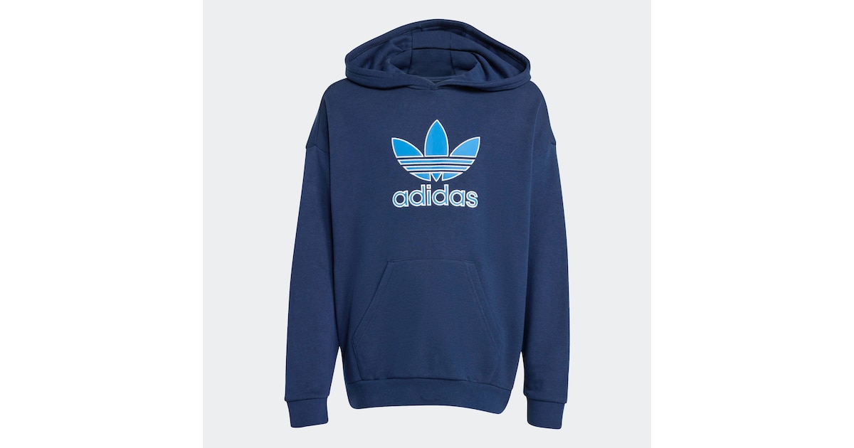 ADIDAS ORIGINALS Sweatshirt 'TREFOIL' in Blue, Navy ABOUT YOU