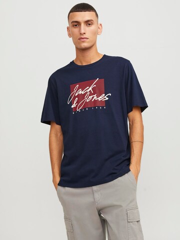 JACK & JONES Póló 'JJZuri' - kék: elől