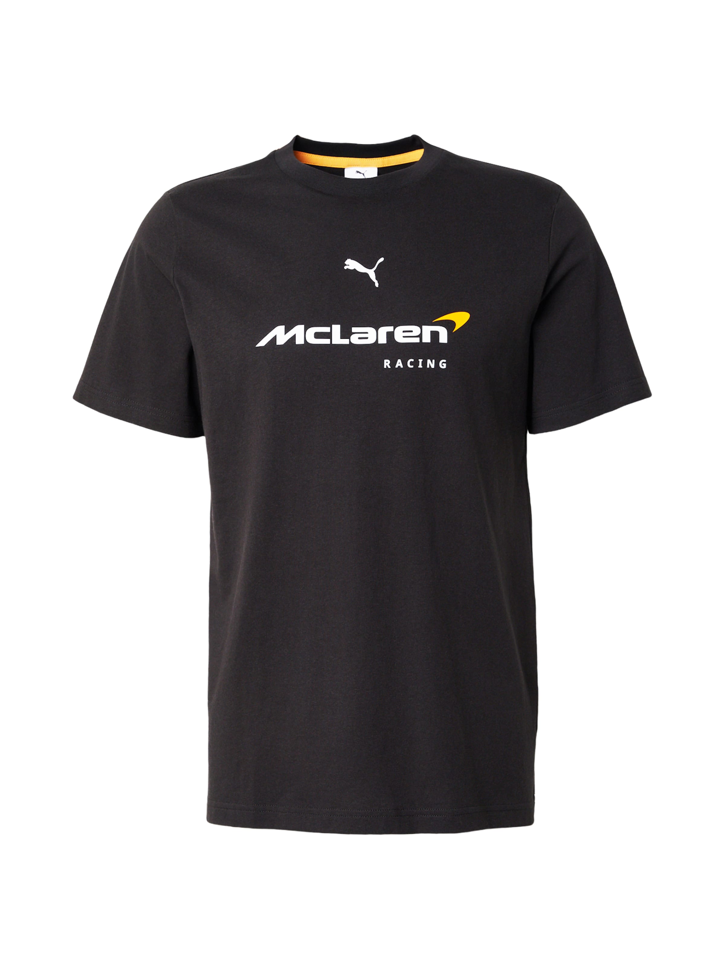 PUMA Футболка 'McLaren' в Черный: спереди
