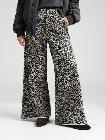 smėlio 10Days Plačios klešnės Kelnės: priekis